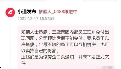 三盛集团爆料事件视频,揭秘视频背后的惊人真相